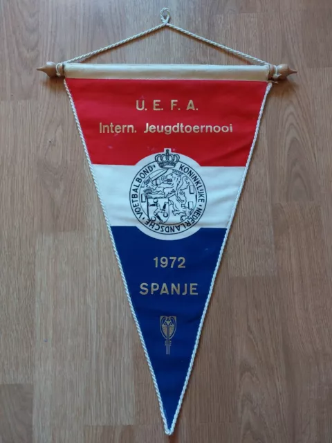 Nederland KNVB Wimpel Match Pennant UEFA EURO U-18 1972 Spain