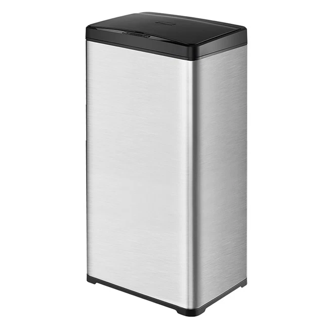 Durable Trash Can Intelligent Sensor Stainless Steel Sensitive Response