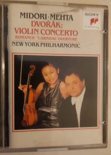 Minidisc - Dvorak - Violin Concerto  Midori - Mehta Sony Classics minidisk MD