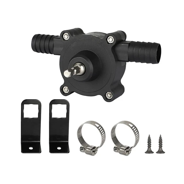 1Pcs Hand Electric Drill Drive Self Priming Pump Home Oil Fluid Water Transfer