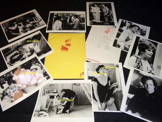 cindy lauper OFF AND RUNNING  tres rare dossier presse cinema + photos presse