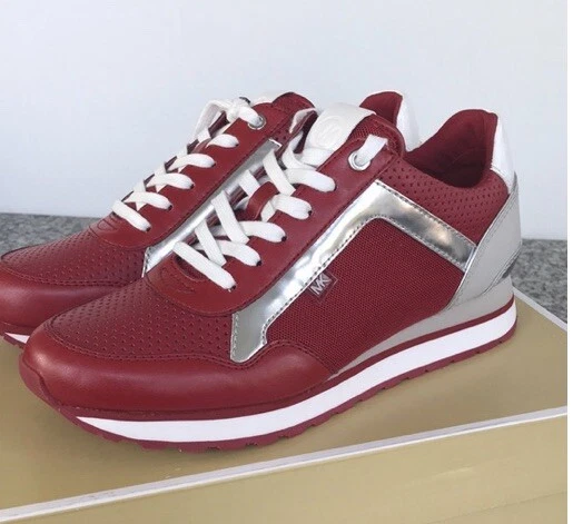 MICHAEL KORS MADDY Trainer Red Shoes Size PicClick UK