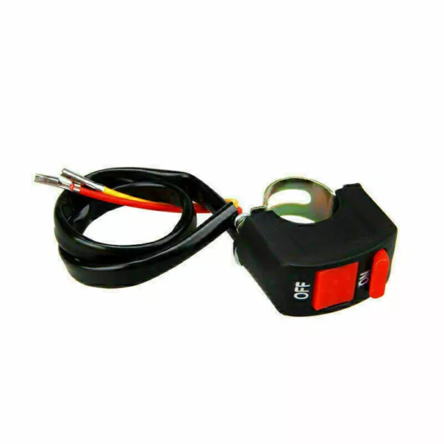 Motorbike 7/8 Handlebar Stop Button Motorcycle On Off Scooter Kill Switch UK