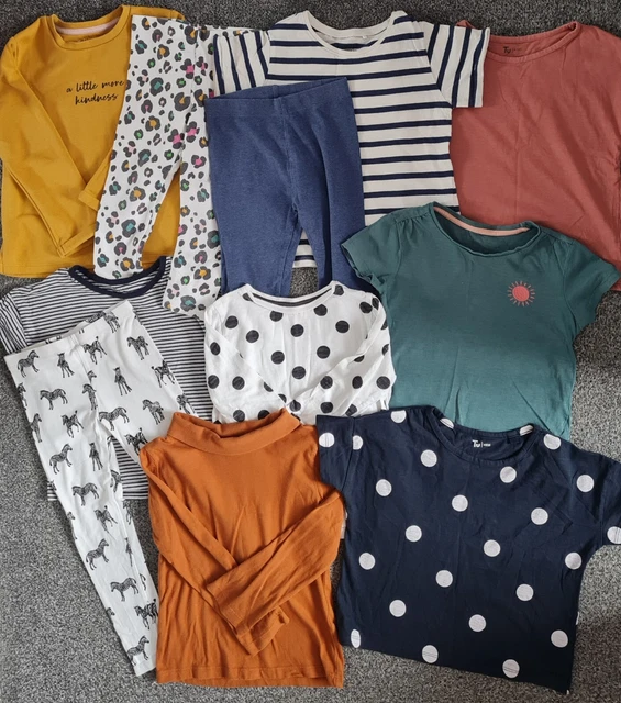 Girls TU Next Top Leggings Set Big Clothes Bundle 4-5 Years