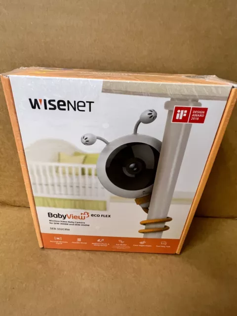 Samsung Wisenet BabyView Eco Flex SEB-102CRW Add on Baby Monitor Camera