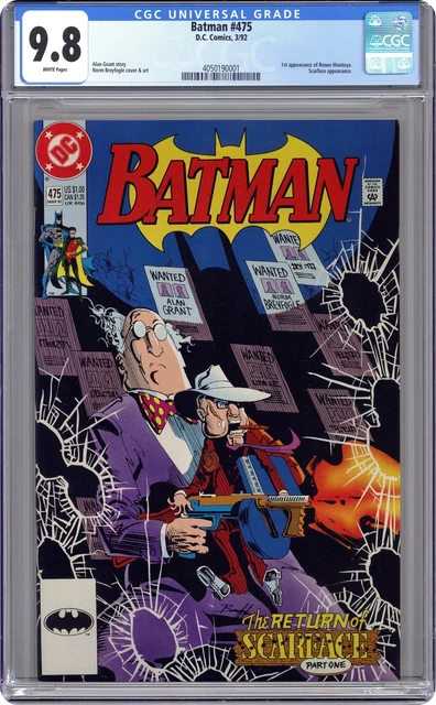 Batman #475 CGC 9.8 1992 4050190001 1st. Renee Montoya