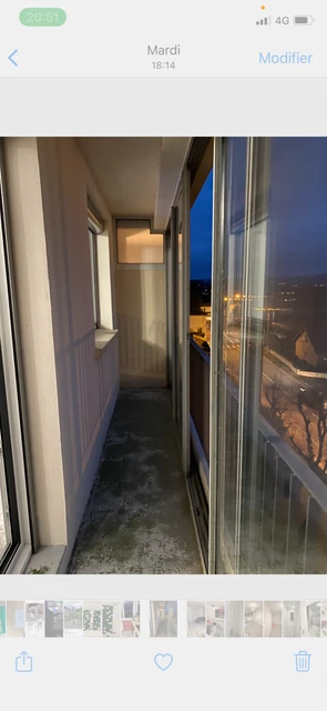 appartement le coteau 90m2 dernier étage + balcon 3
