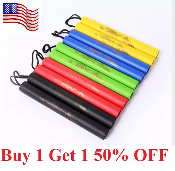 20 pcs 10"  NINJA FOAM PADDED KARATE NUNCHUCKS MARTIAL ARTS Nunchaku Nunchuk