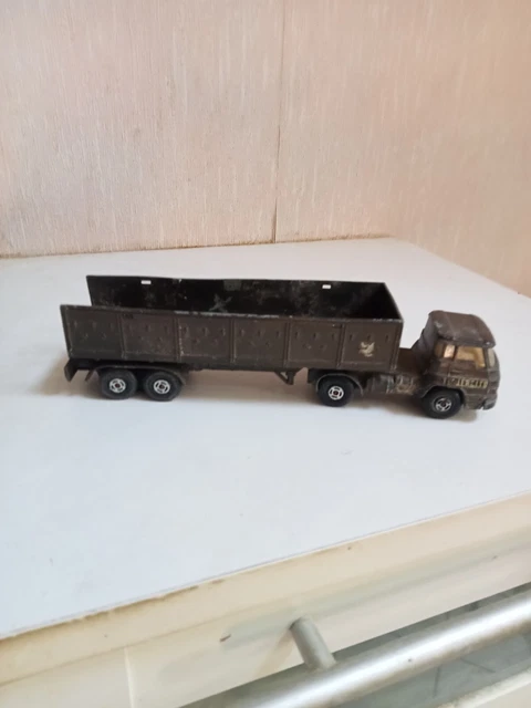 Camion Jouet Guilyd FORD Grue - Échelle 1/64 - Métal - Occasion - Fabriqué En Espagne