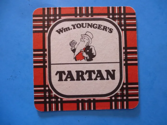 Beer Coaster ~*~ Wm. Younger's TARTAN Special - The Caledonian Brewery Company