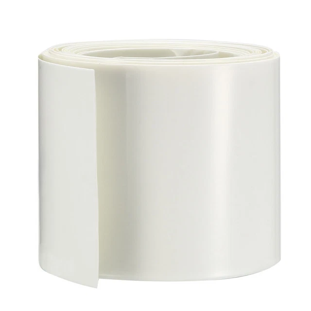 PVC Tubo termoretraibile tubetto 65mm avvolto batteria per batteria AA 2m bianco