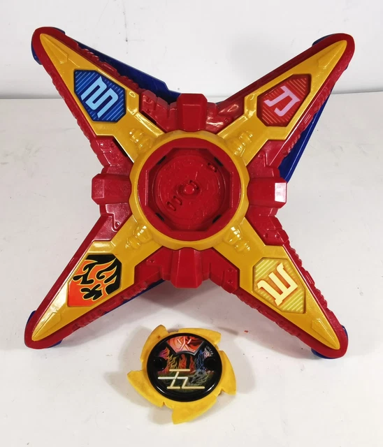 POWER RANGERS NINJA Steel Deluxe Red Star Battle Morpher with 1 Power ...