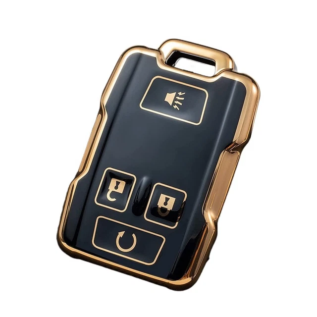 TPU Remote Key Fob Cover Case Holder Shell Fit For Chevrolet Yukon Sierra Parts