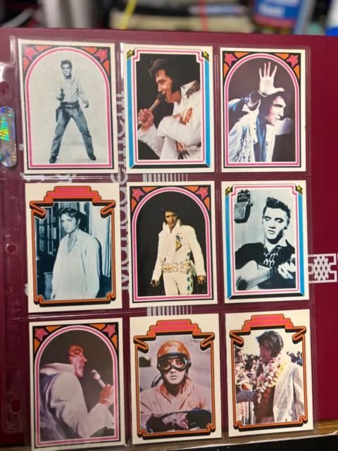 Elvis Presley 66 Trading Cards Set 1978 Boxcar Near Mint Complete!