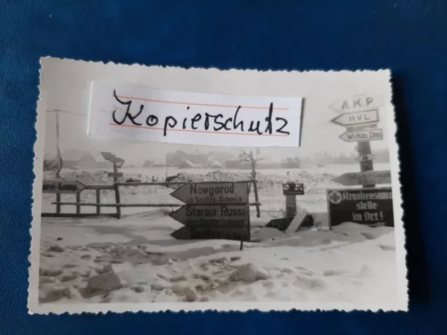 Original Seltenes Foto Strassenhinweisschild Schilderwald In Russland