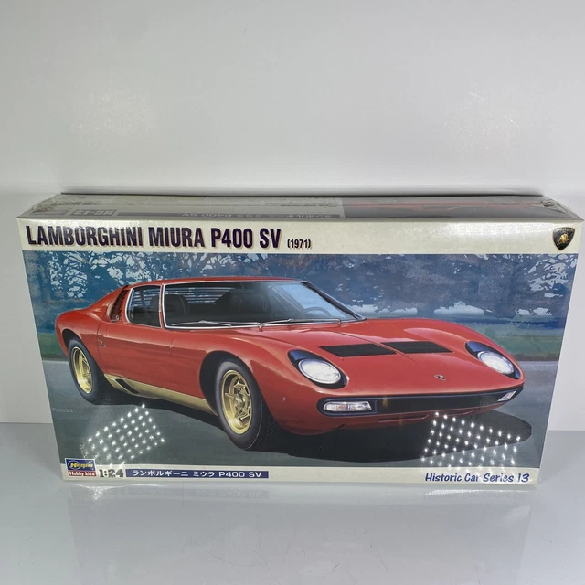 HASEGAWA 1/24 Miura P400SV 1971 Japan Model Kit Historic