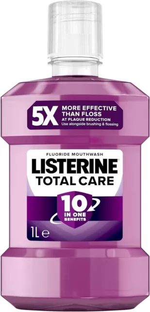 Listerine Total Care Clean Mint Mouthwash Listerine 1 Litre