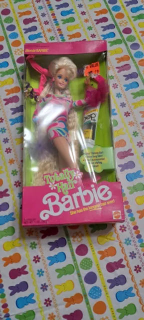 Totally Hair Blonde Barbie doll 1991 #1112