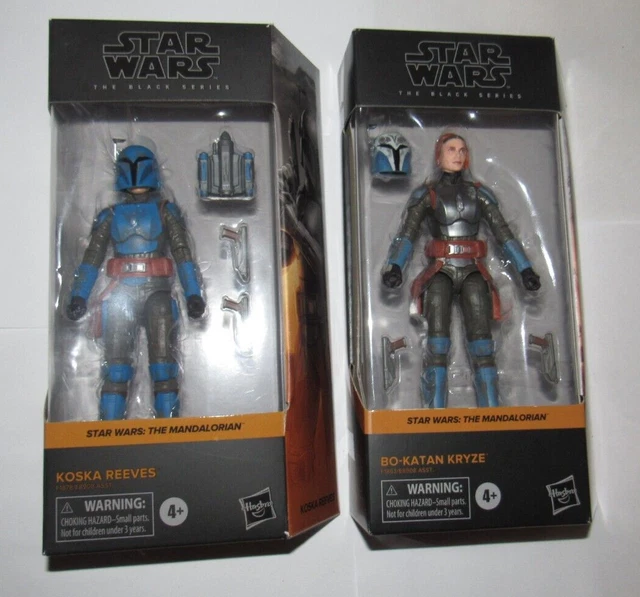 Star Wars Black figure lot The Mandalorian lot Koska Reeves & Bo-Katan Kryze NEW