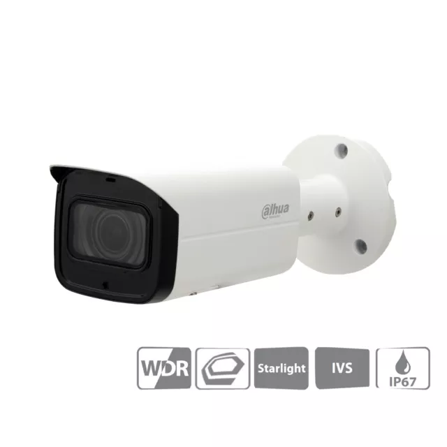 Dahua Caméra IP ONVIF POE d'extérieur bullet DH-IPC-HFW2431TP-ZS-S2