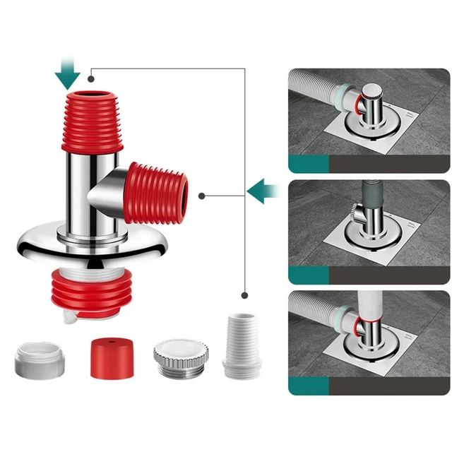 Pratica spina ABS adatta per 19 ~ 32 mm per tubi lavatrice
