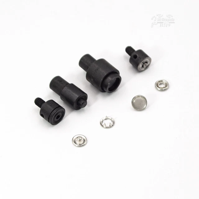 Pinza 2 In 1 Per Bottoni Automatici E Per Occhielli, Set Di Installazione, Inclusi Occhielli Colorati Con Diametro Fori 5 Mm E 25 Set Bottoni Automatici - Foto 2