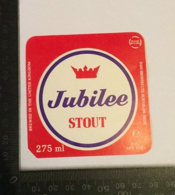 Original Beer Label #047 - Jubilee Stout