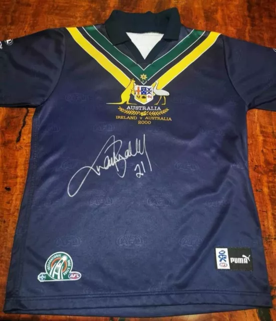 Craig Bradley Matchworn International Rules Jumper 2000