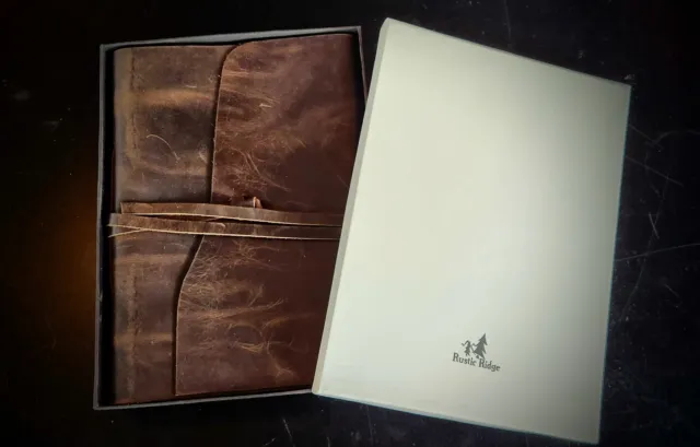 LARGE Leather Journal Diary Sketchbook Notebook Genuine Handmade Vintage Rustic