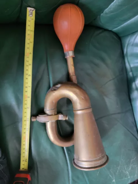 ANTIQUE FRENCH BRASS Bulb Car Horn Pre War Honk Claxon £45.00 - PicClick UK