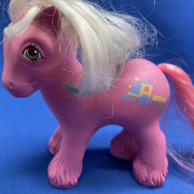 Vintage 1987 My Little Pony G1 Big Brother Pony Steamer Train Clydesdale