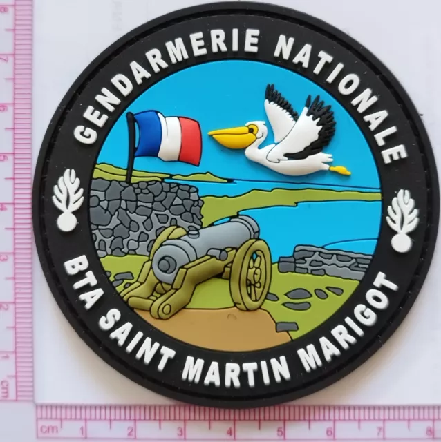 Police Gendarmerie Patch Saint Martin 978 Bta Marigot Fort Louis Sxm