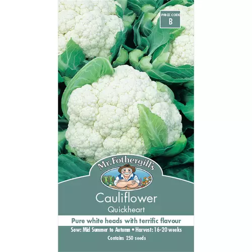 Mr Fothergill's Quickheart Cauliflower 250 Seeds Free Postage