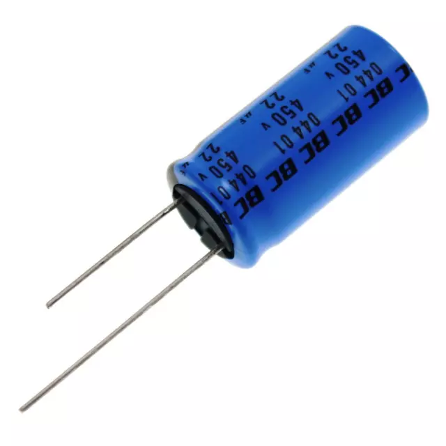 10x Condensateur électrolytique Radial 22µF 450V 85°C 222204457229 d16x32mm 22uF