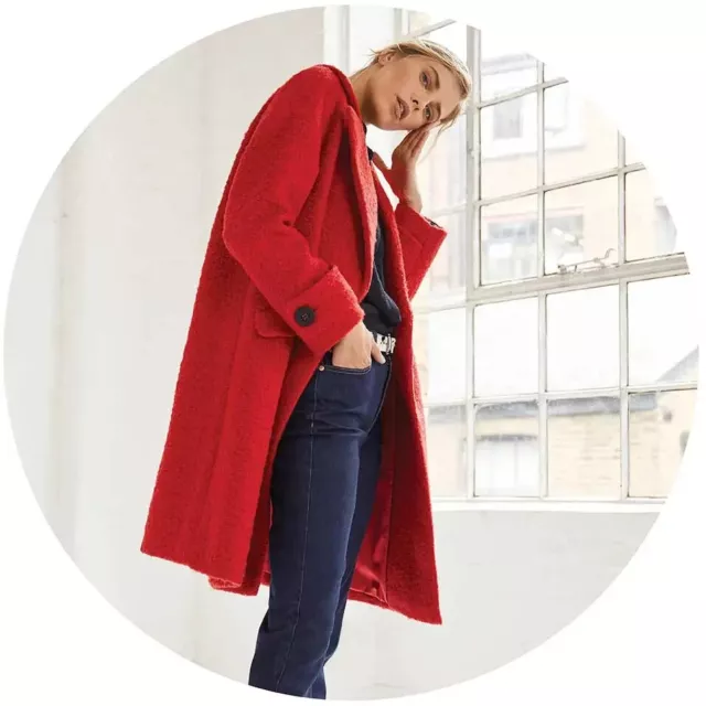 Mint velvet hotsell red coat