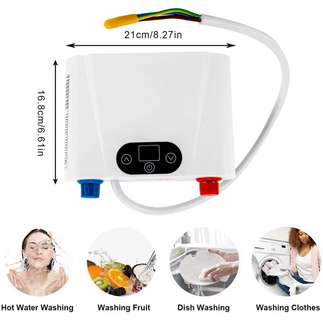 KITCHEN ELECTRIC HOT Tankless Water Heater Instant Water Boiler Under
