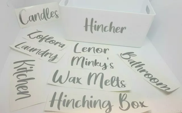 Mrs Hinch Hinching Decals Zoflora Glitter Cleaning Box Caddy Labels Stickers