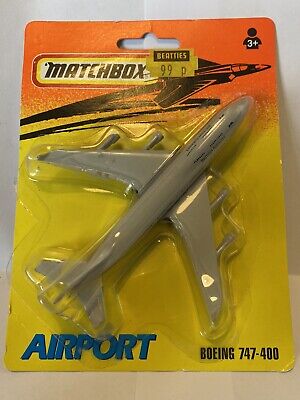 Matchbox Airport Boeing 747-400 British Airways BA Model Aircraft