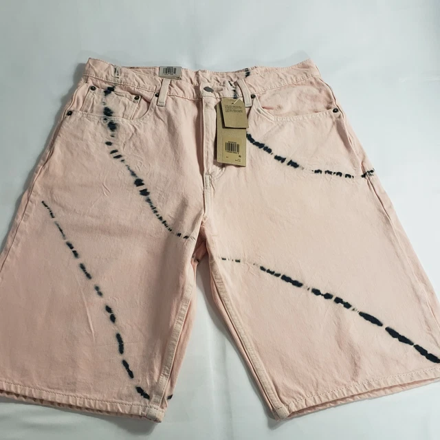 Levi's 569 Loose Straight Stretch Jean Shorts Tie-Dye #10824 Men's Size 33  NWT