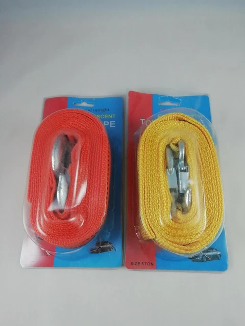 Cable de Remorquage Sangle Corde Longueur 4 Mètres Poids 5 Tonnes Traction 3