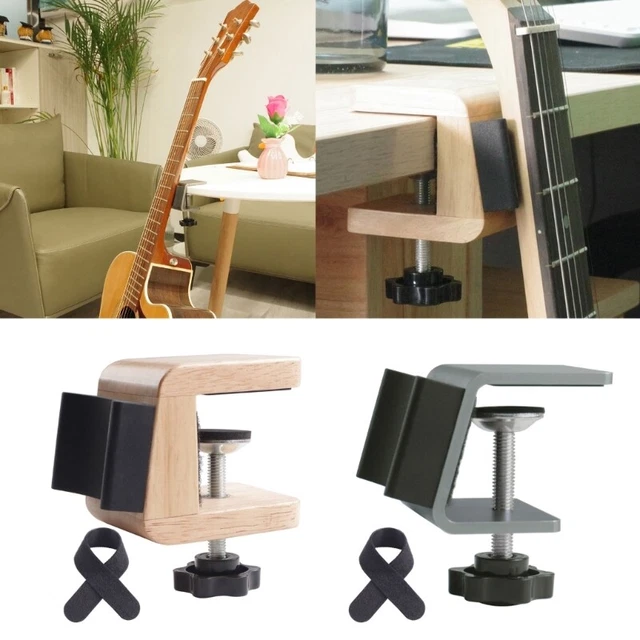 GUITAR NECK REST Cradles Desk Edge Clamps Guitar Bass Holder Guitar Neck Cradles £15.22