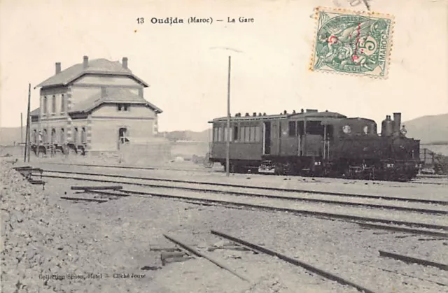Maroc - OUJDA - La Gare - Ed. Hôtel Simon 13