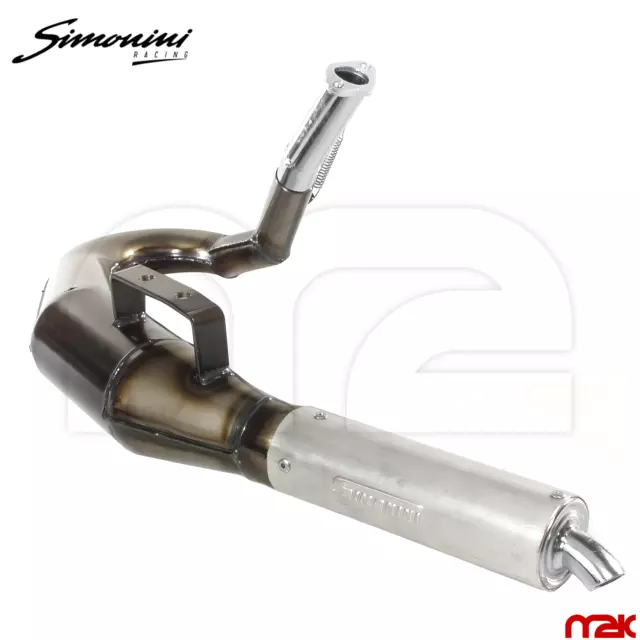 Marmitta Racing Simonini Corsa Lunga Cilindro Girato Vespa Special Et3 50 125