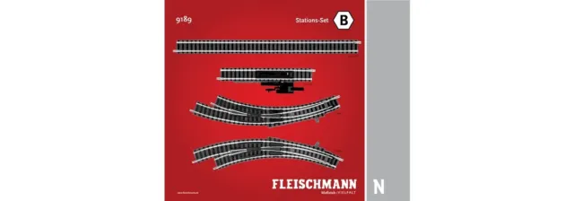 Fleischmann N 9189 Station Track Set B NEW
