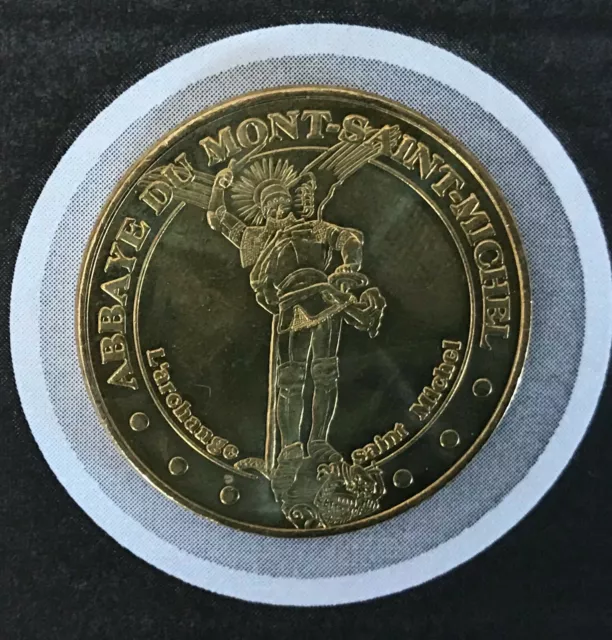 Monnaie De Paris Medaille Jeton Touristique Evm Mdp Archange Mont St Michel 2008