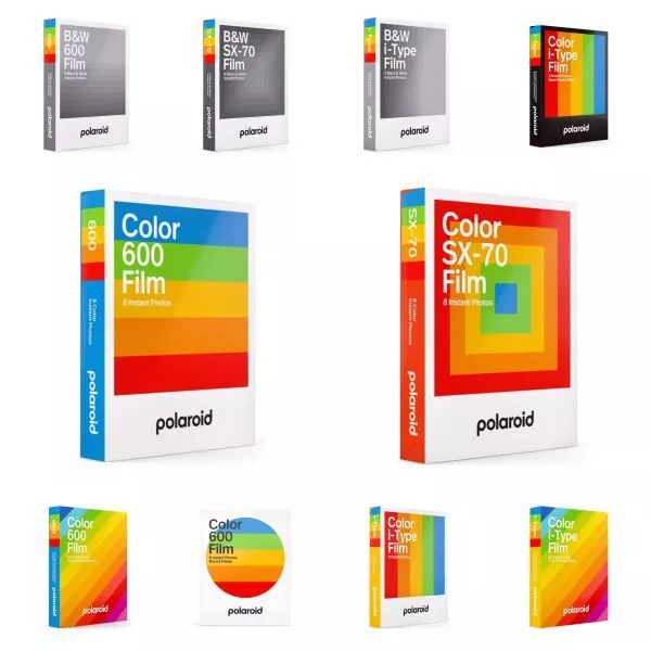 Polaroid Filme Farbe oder schwarz weiß verschiedene Varianten