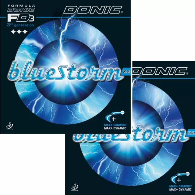 Donic Bluestorm Z2 DOPPELPACK / Tischtennisbelag / NEU / zum Sonderpreis