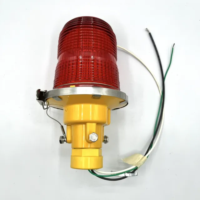 Single Incandescent Obstruction Airport Light Red 40940-R-110 Covert Table Lamp