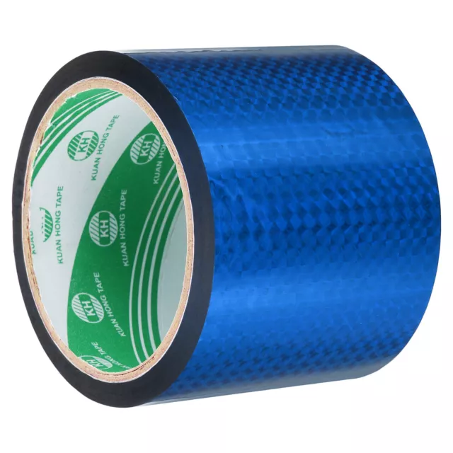 Washi Prism Tape 80mm Wide for DIY Crafts, Blue