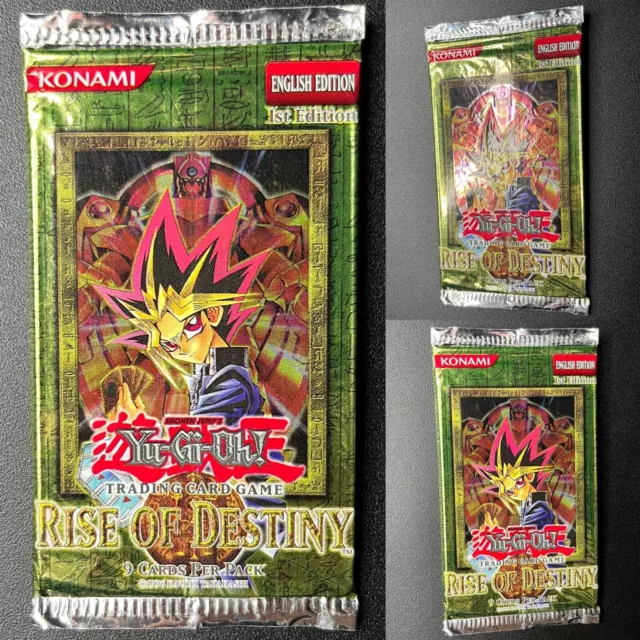 Yu-Gi-Oh! Empty Booster Pack - Rise Of Destiny - 1st Edition - Read Description